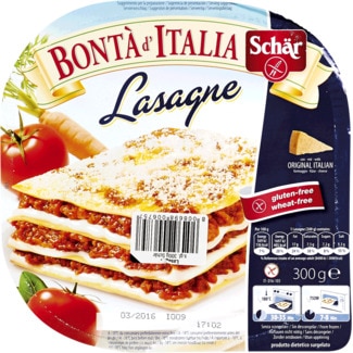 Lasanha de Carne sem Glúten embalagem 300 g - Schar