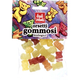 Baule Volante Gomas Ursinhos Biológicas embalagem 75 g
