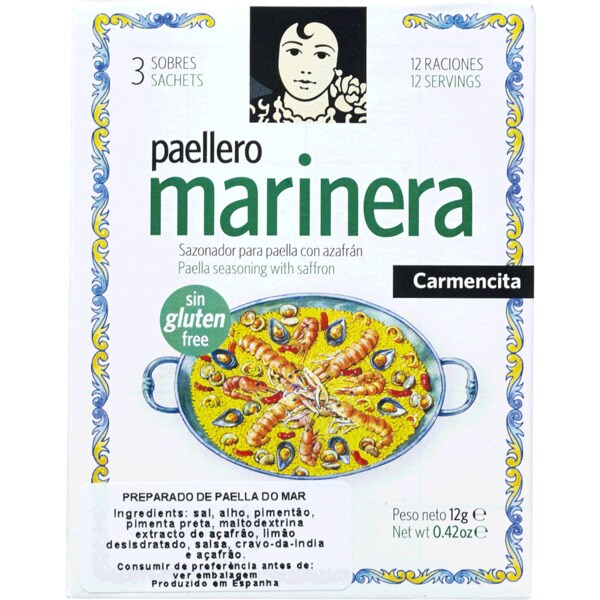 Carmencita Preparado para Paellero Marinera embalagem 12 g