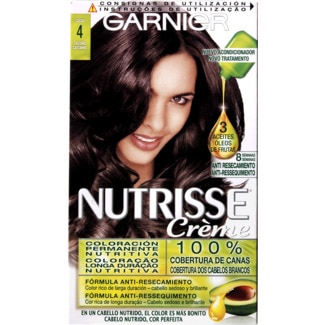 Coloração Nº 4.0 Castanho embalagem 190 ml - Nutrísse Creme