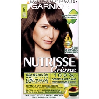 Coloração Nº 5.0 Castanho Claro embalagem 190 ml - Nutrísse Creme