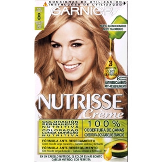 Coloração Nº 8.0 Louro Claro embalagem 190 ml - Nutrísse Creme