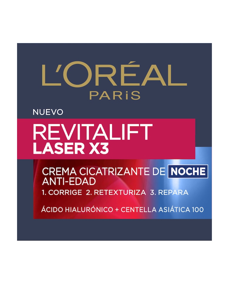 Tratamiento Facial Laser Noche Revitalift Laser X3 50ml L'Oréal Paris 2