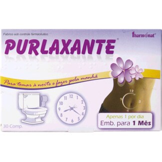 Fharmonat Purlaxante embalagem 30 comprimidos
