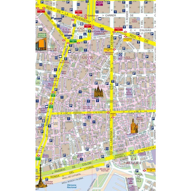 Plano De Barcelona En Castellano 2