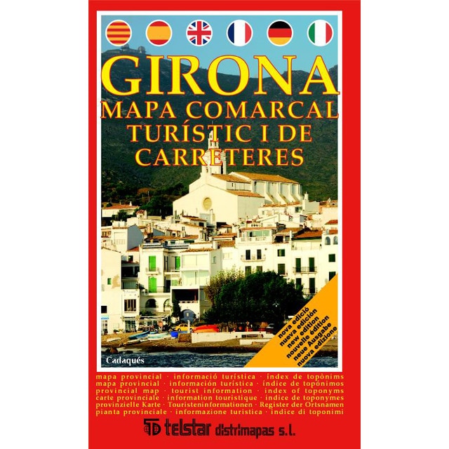 Mapa girona comarcal i turístic 1