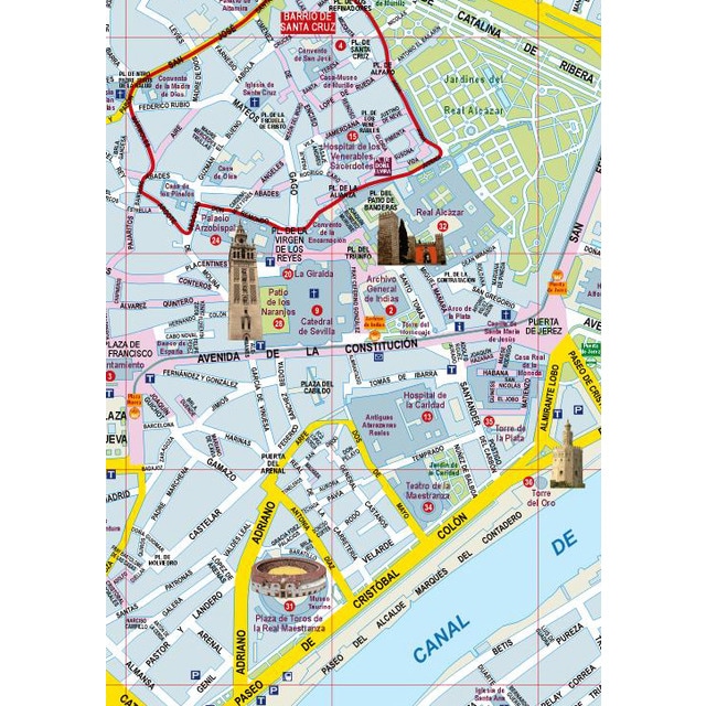 Sevilla-centro. Plano 2