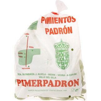 pimientos de padrón bolsa 300 g - Casa Parada