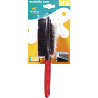 Escova Combination Brush para Cão e Gato com Pêlo Médio e Comprido embalagem 1 unidade - Ferplast