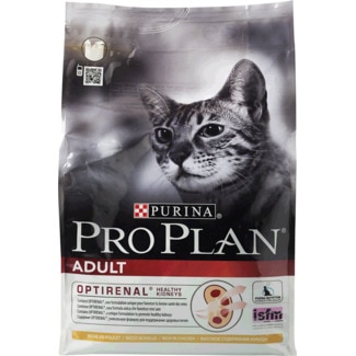 Ração para Gato Adulto com OptiRenal Rica em Frango embalagem 3 kg - Purina Pro Plan
