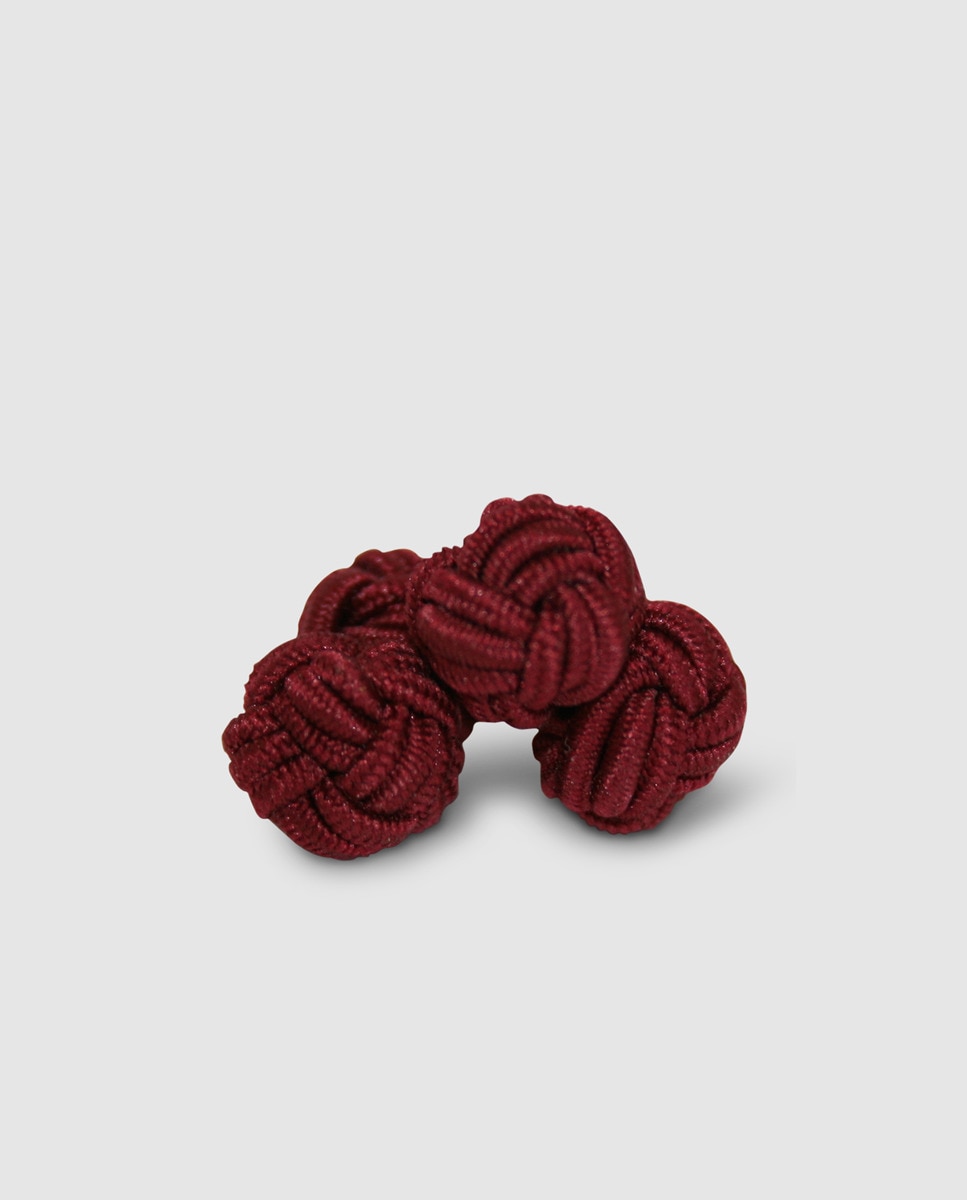 Imagem 0 de Botões de punho de nó em laranja