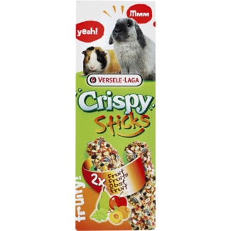 Barras de Frutas para Coelho e Porquinho da Índia embalagem 2 unidades - Versele-laga Crispy