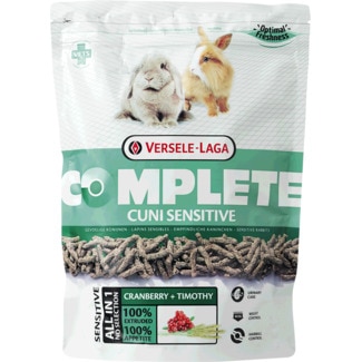 Alimento para Coelhos Sensíveis com Arando e Erva dos Prados embalagem 500 g - Versele-laga Complete