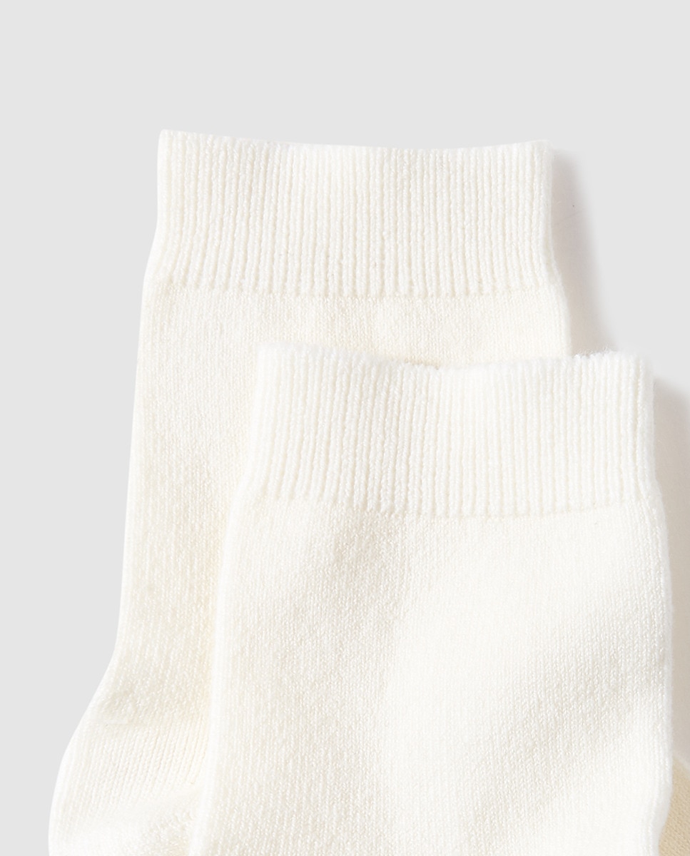 Meias de Uniforme Creme-2