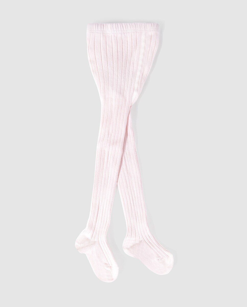 Collants basiques côtelés