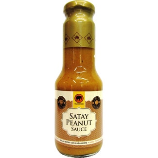 salsa satay peanut botella 300 ml - Tiger Khan