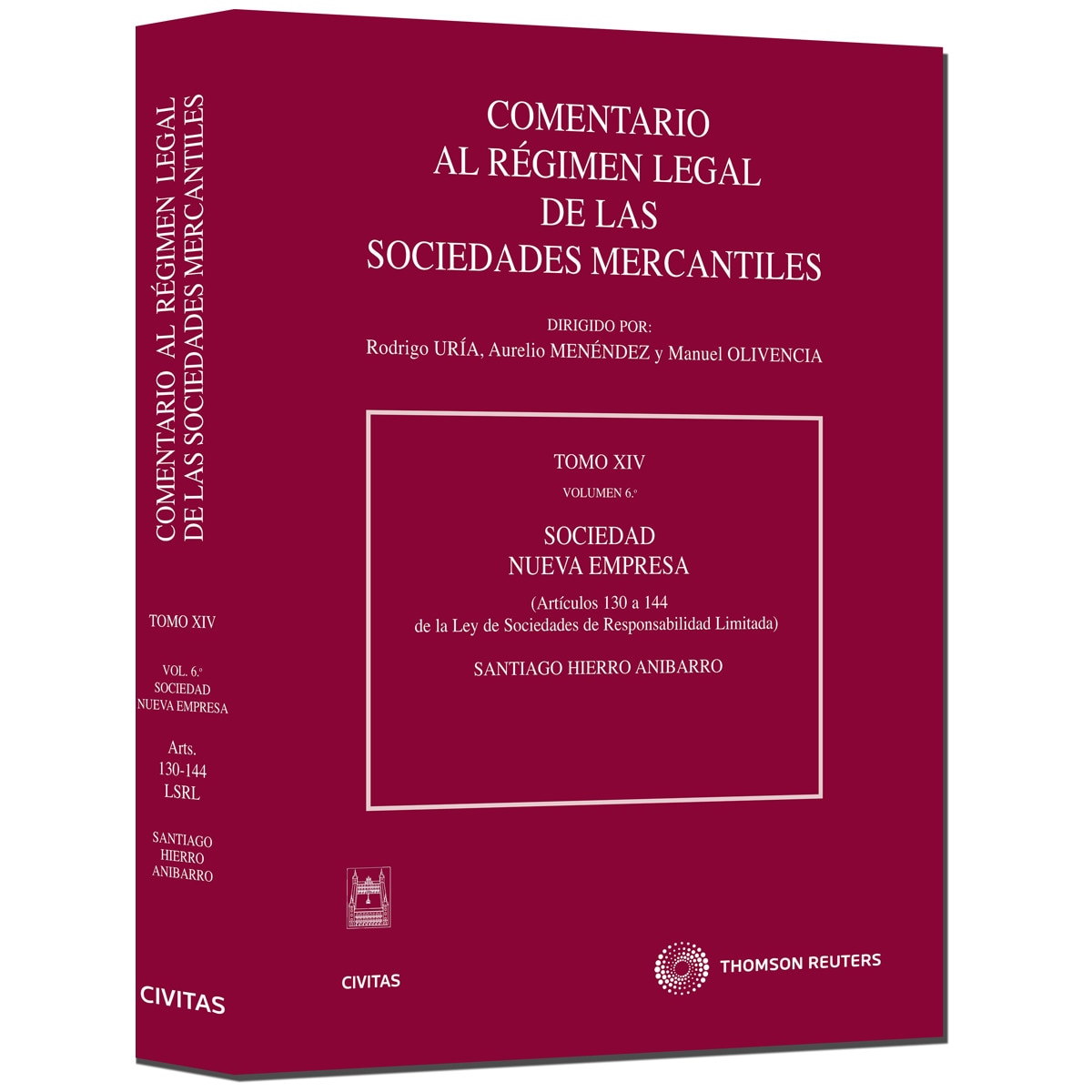 Imagem 0 de Comentario al Régimen Legal de las Sociedades Mercantiles. Tomo XIV Volumen 6º. Sociedad Nueva Empresa Artículos 130 a 144 de la Ley de  (Capa dura)