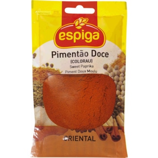 Pimentão Doce Moído Colorau embalagem 60 g - Espiga