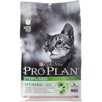 Ração para Gato Adulto Esterilizado com OptiRenal Rica em Salmão embalagem 3 kg - Purina Pro Plan