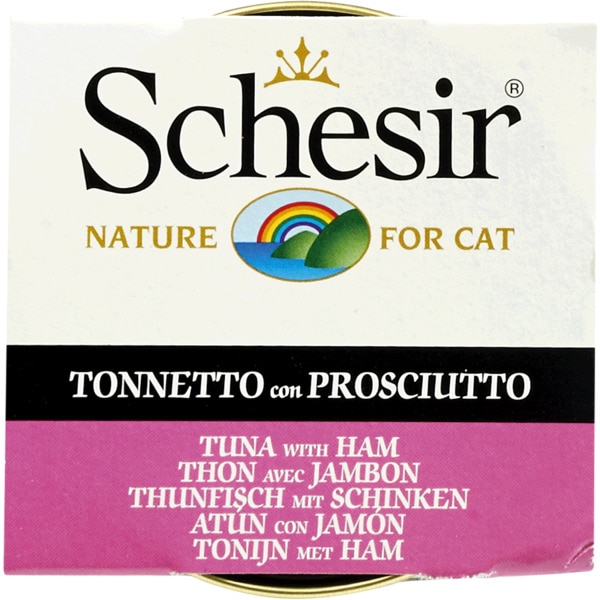 Comida Húmida para Gato com Atum e Presunto lata 85 g