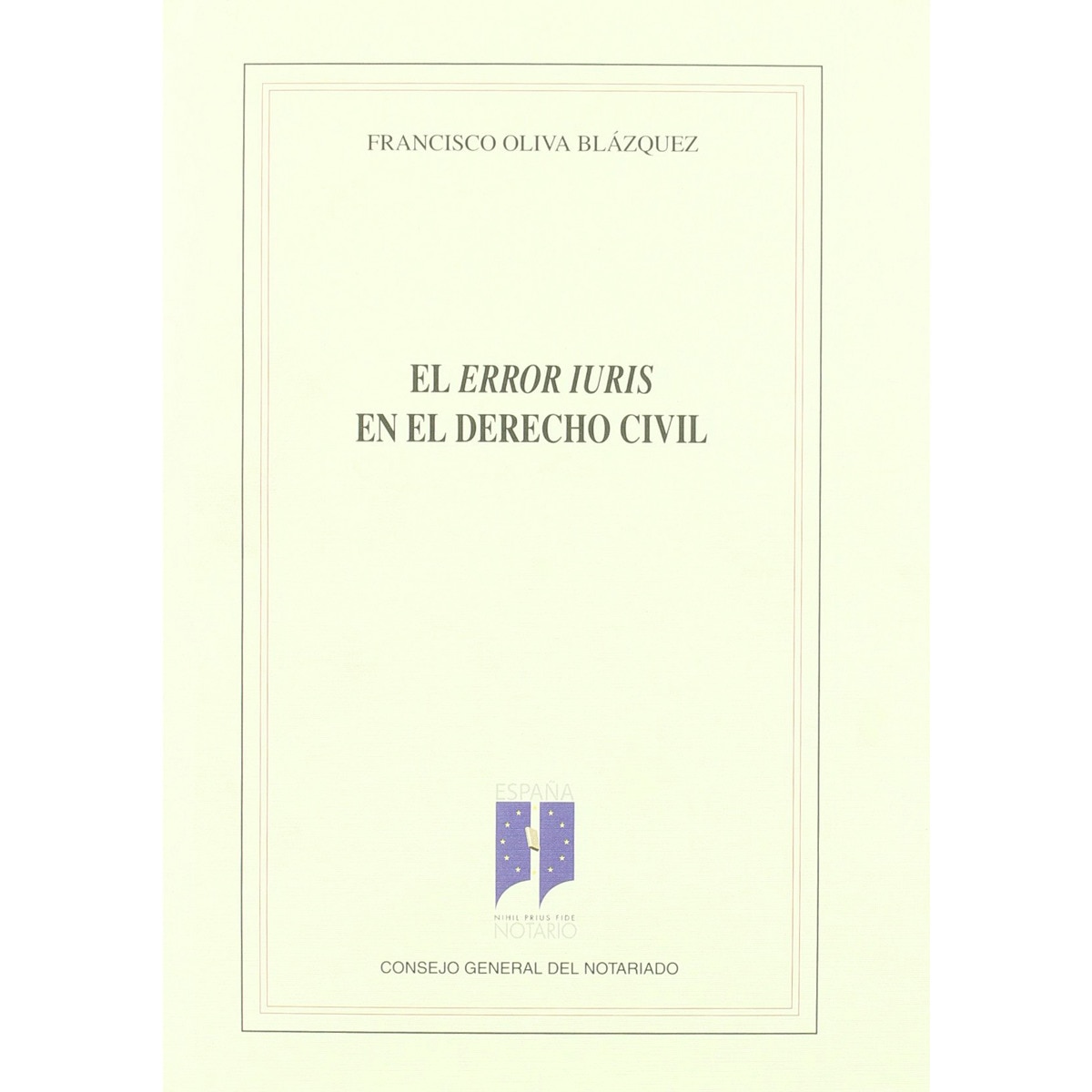 El Error Iuris En El Derecho Civil 1