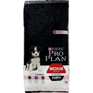 Ração para Cachorro Médio com OptiDerma para Pele Sensível Rica em Salmão embalagem 12 kg - Purina Pro Plan