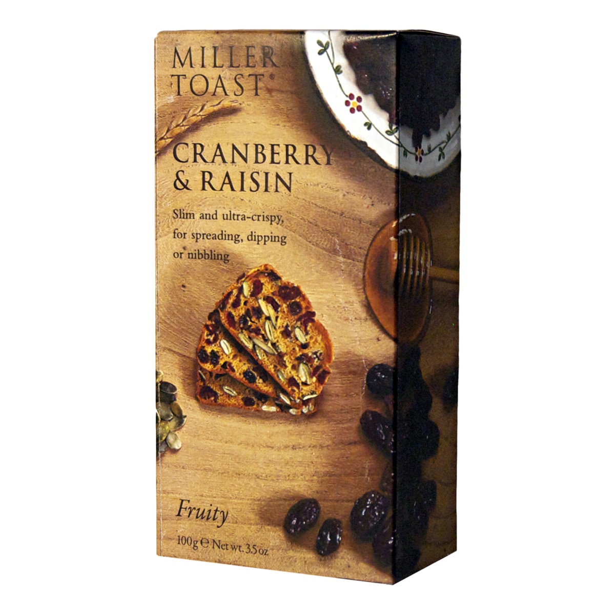 Toasts aux myrtilles et aux raisins secs Millers Toast