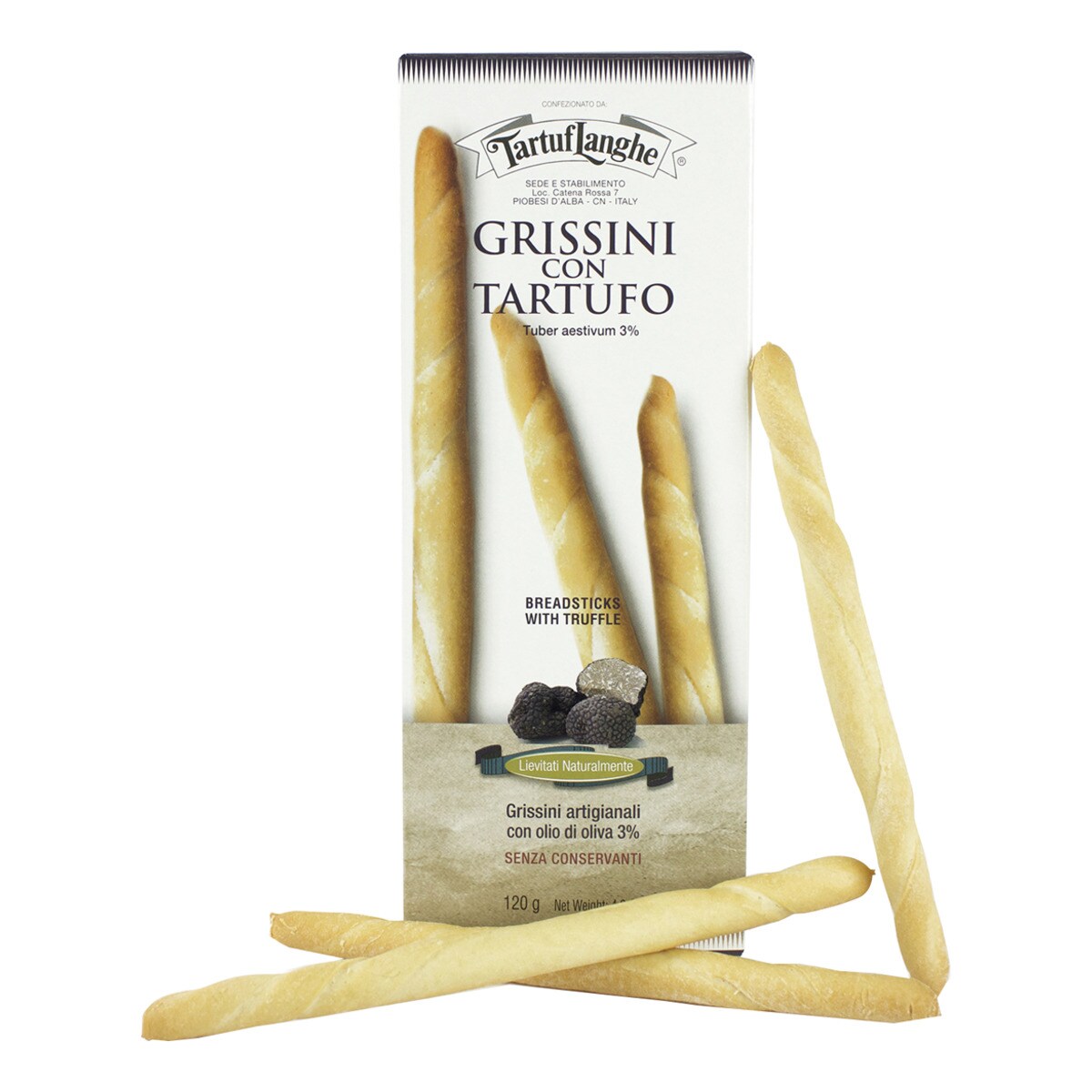 Tartuflanghe - Bastones De Pan Grissini Con Trufa Negra