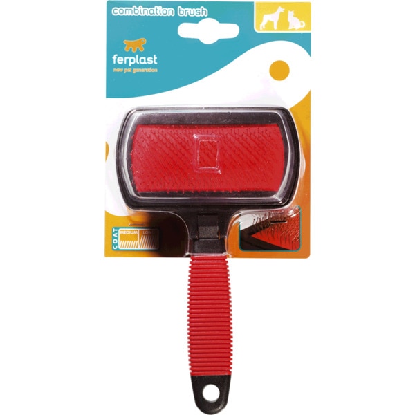 Escova Combination Brush para Cão com Pêlo Médio e Comprido embalagem 1 unidade