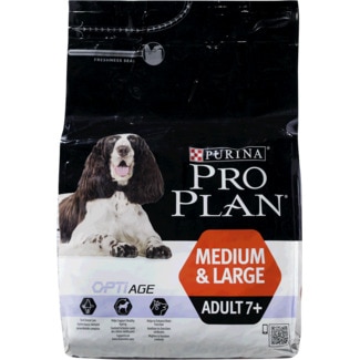 Ração para Cão Adulto Médio e Grande 7+ anos com OptiAge Rica em Frango embalagem 3 kg - Purina Pro Plan