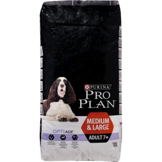 Ração para Cão Adulto Médio e Grande 7+ anos com OptiAge Rica em Frango embalagem 14 kg - Purina Pro Plan