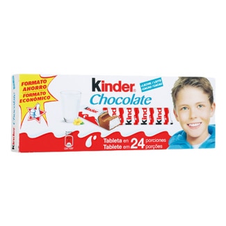 Chocolate de Leite Pack 24 embalagem 300 g - Kinder