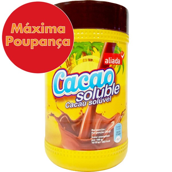 Aliada Cacau Solúvel embalagem 500 g