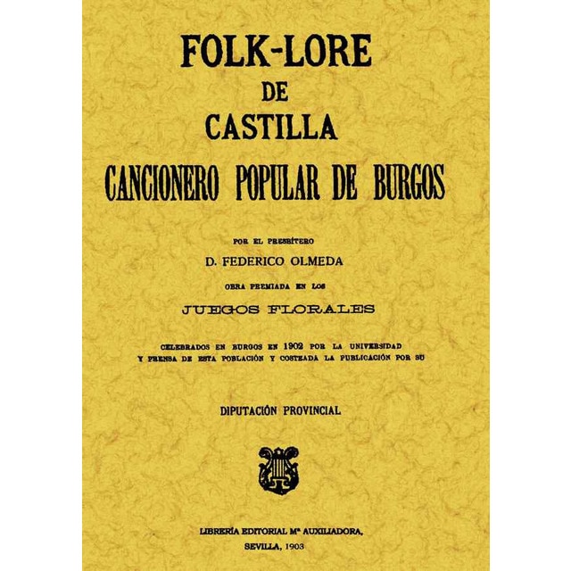 Cancionero Popular De Burgos 1