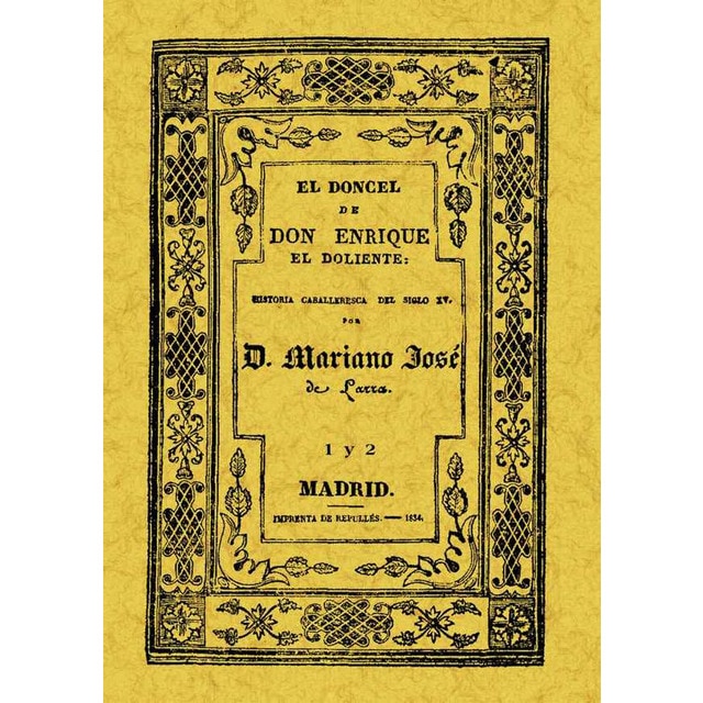Imagem 0 de 2 Tomos El Doncel De Don Enrique El Doliente