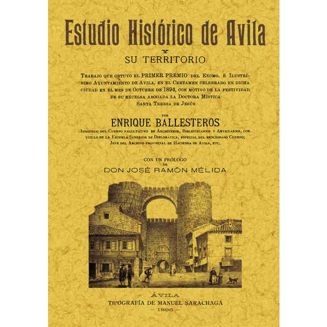 Estudio Histórico De Ávila Y Su Territorio 1