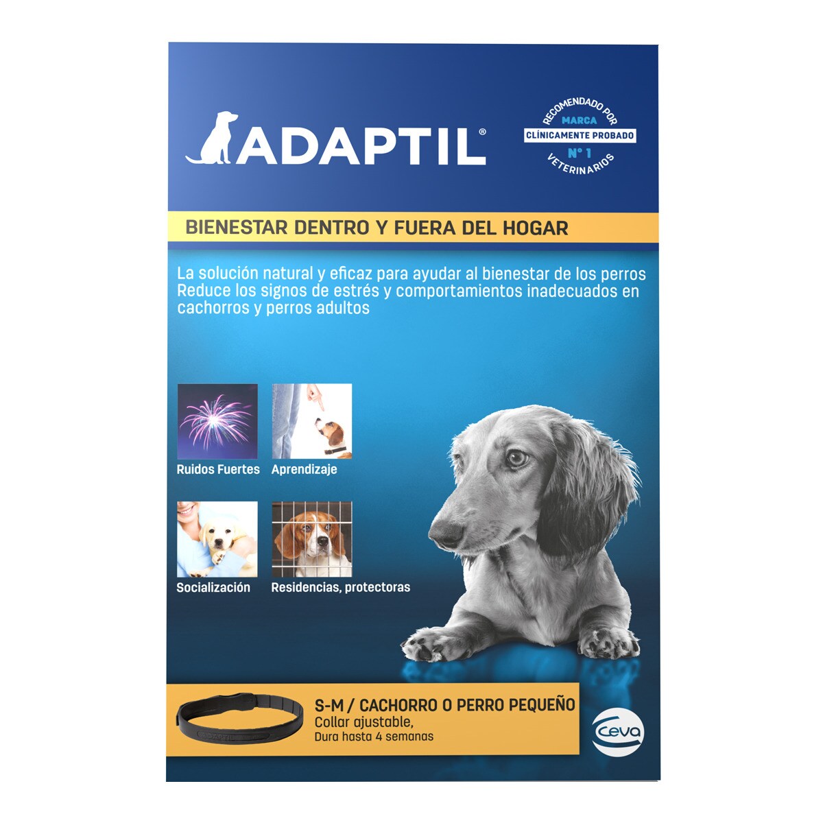 Adaptil - Collar Antiestresante Para Perros Cachorros Y Pequeños