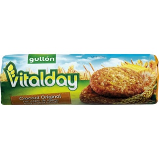 Bolachas Crocantes Original Vitalday com Flocos Aveia embalagem 265 g - Gullón