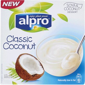 Alpro Sobremesa de Soja com Côco Pack 4 embalagem 125 g