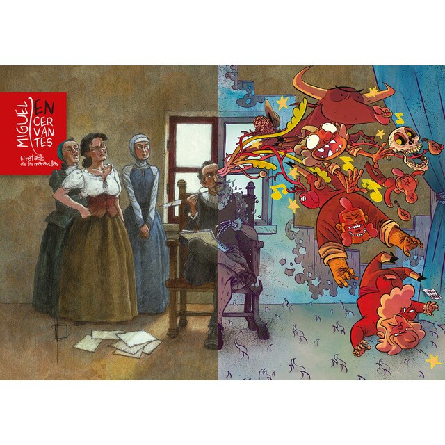 Imagen 0 de Miguel EN Cervantes. El retablo de las maravillas  (Tapa blanda con solapas)