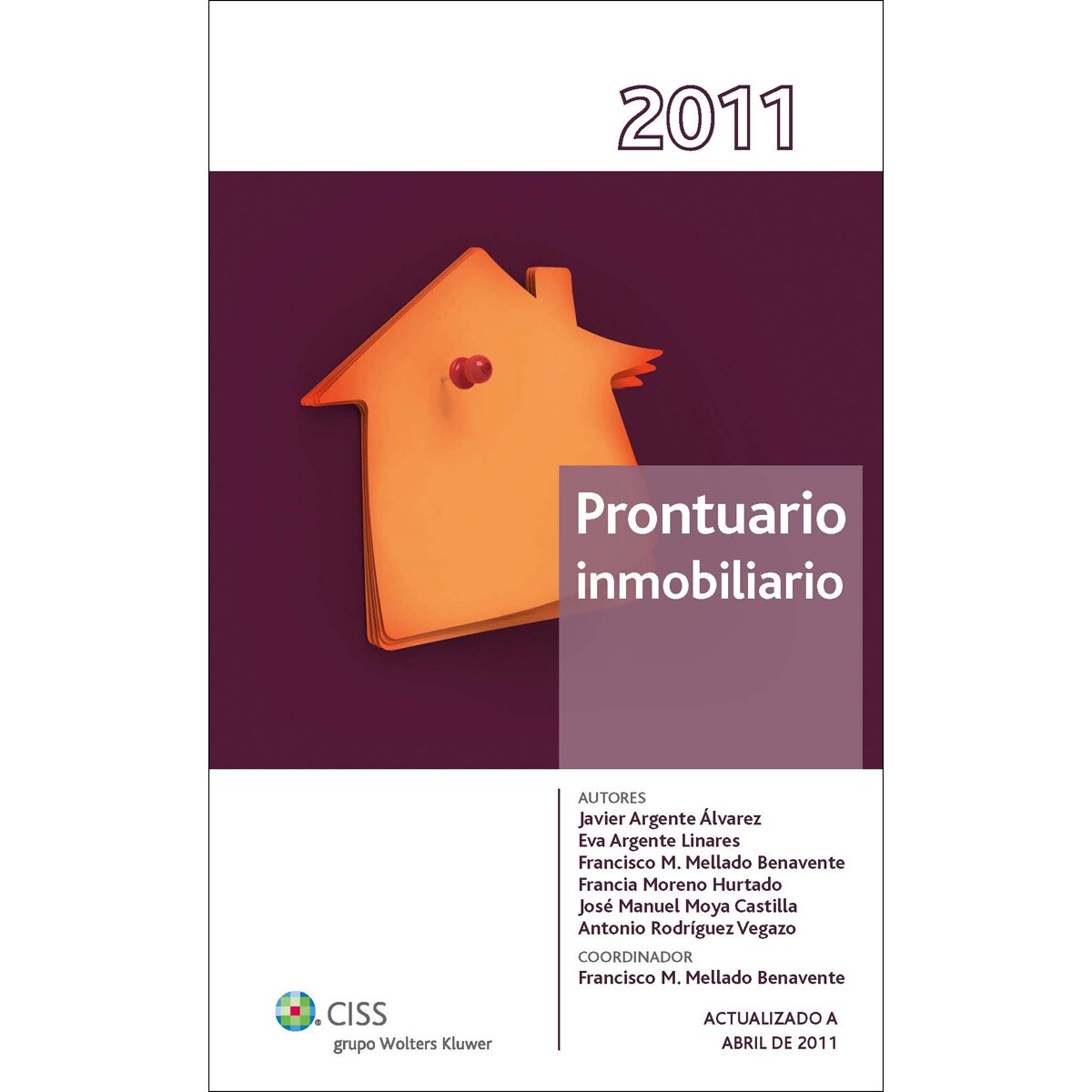 Prontuario inmobiliario 2011 (Tapa blanda) 1
