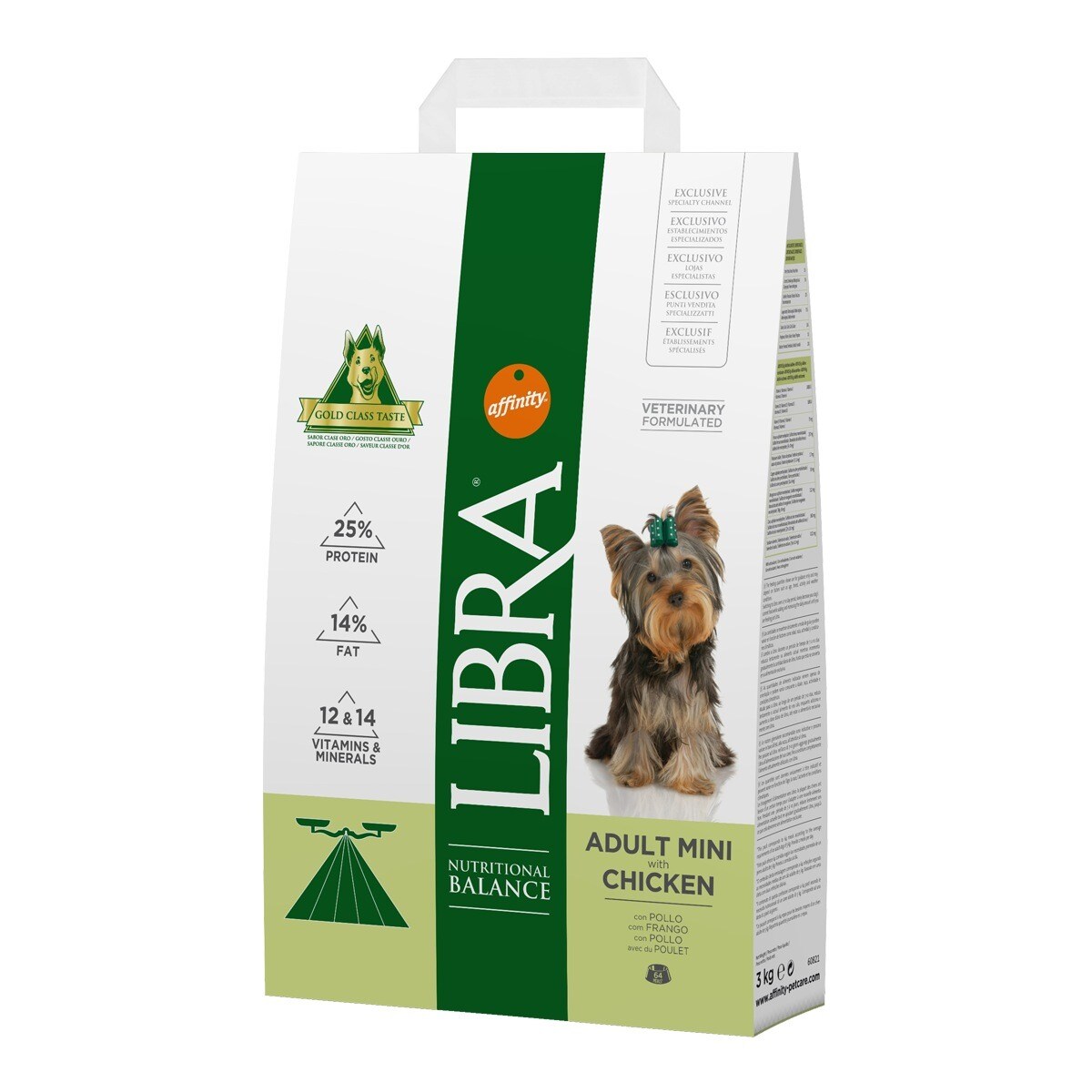 Libra - Pienso Para Perros Adultos Minis Pollo 3 Kg