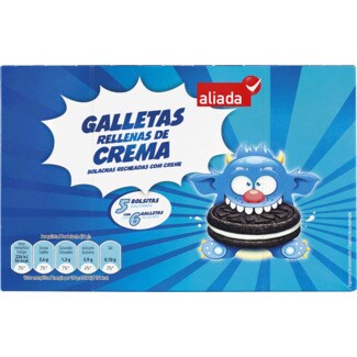 Aliada Bolachas Recheadas com Creme embalagem 220 g