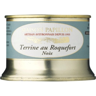 Terrina com Roquefort e Nozes embalagem 130 g - Maison Papillon