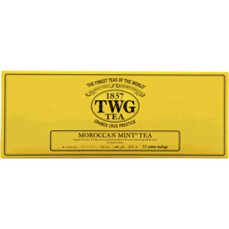 Chá Verde Moroccan Mint Tea com Mentas do Sahara 15 Unidades embalagem 2,5 g - Twg Tea
