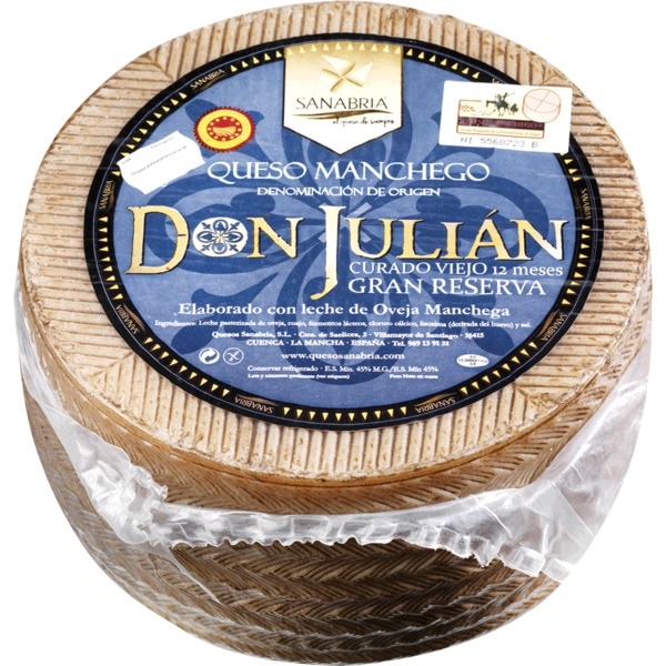 Queijo Manchego Cueva 12 Meses sem Glúten