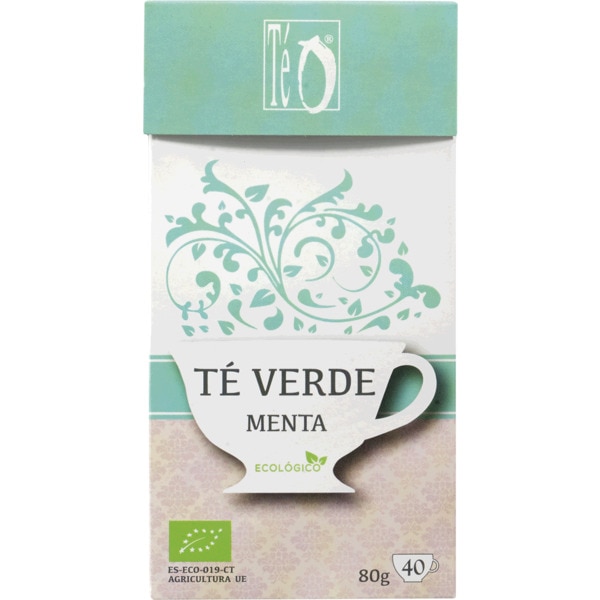 Chá Verde Menta Biológico embalagem 80 g
