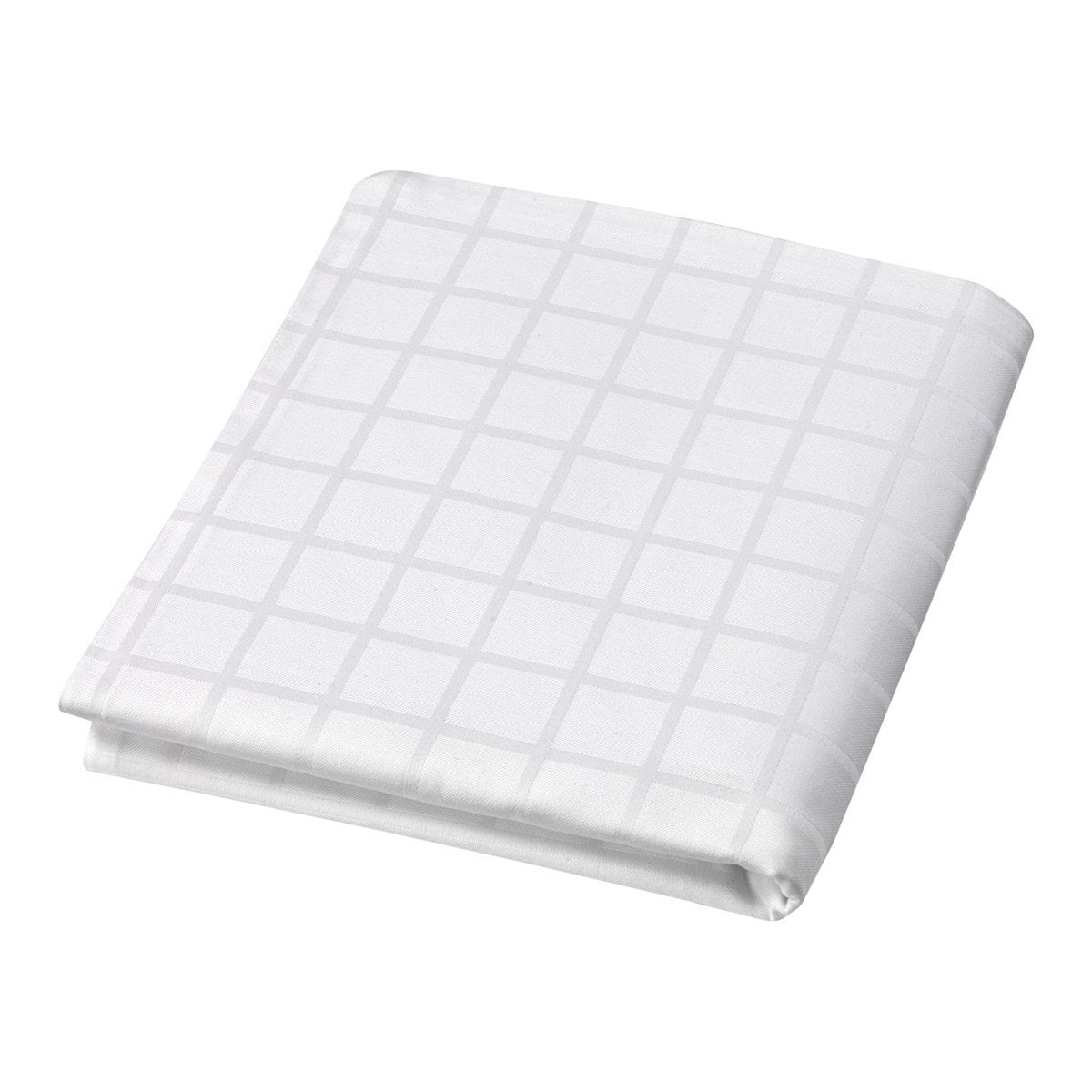 Capa Protetora de Almofada em Algodão Clássico Jacquard Branco-2