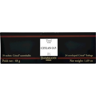 Chá Preto Ceylan O.P. embalagem 24 unidades - Dammann Fréres
