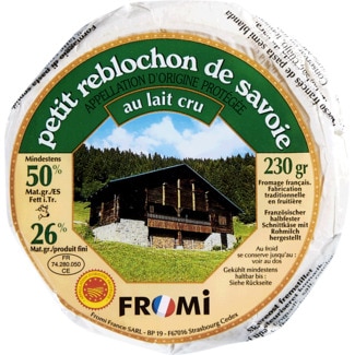 Queijo Petit Reblochon de Savoie D.O.C. embalagem 230 g - Fromi